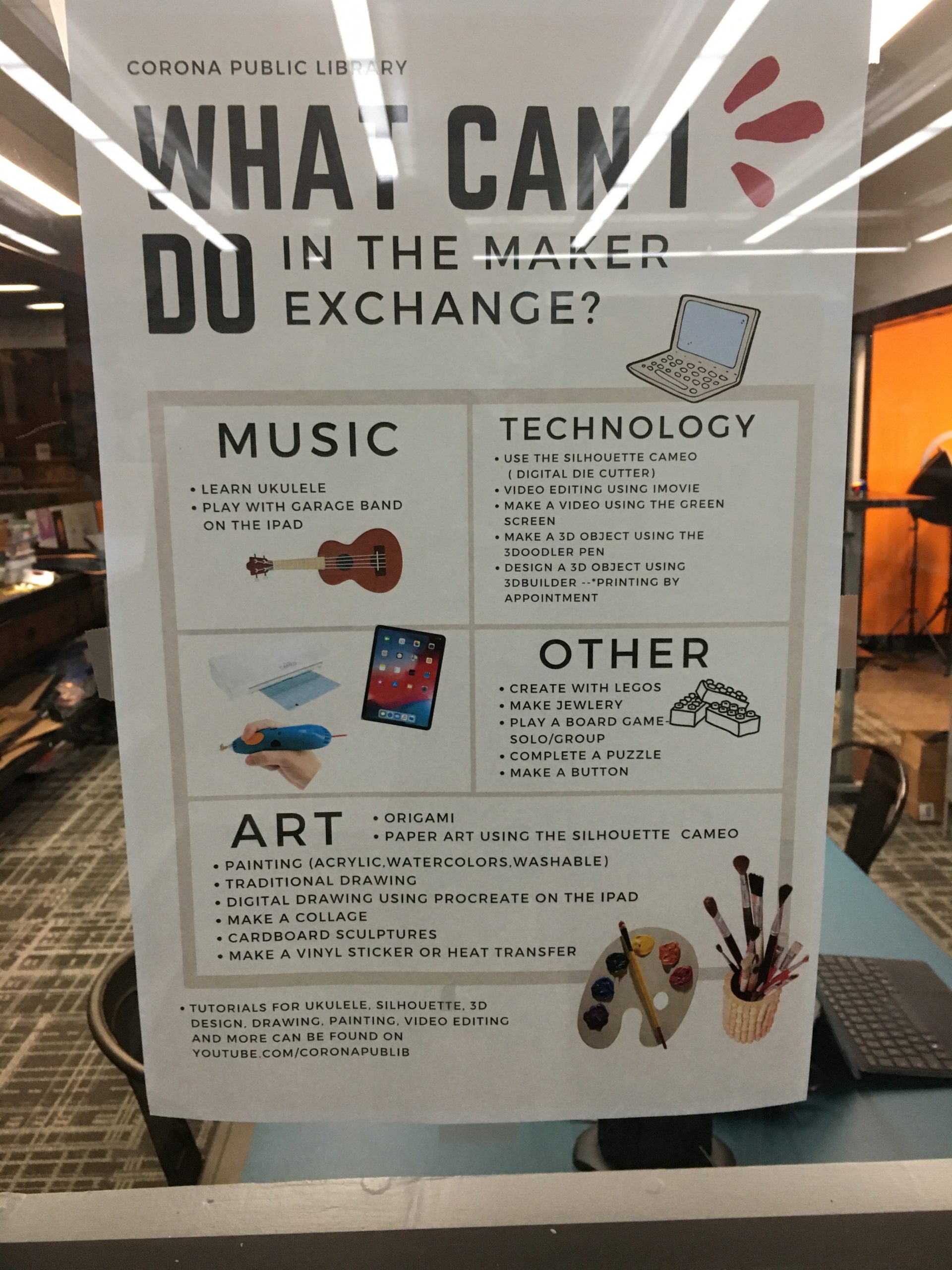 Corona Public Library - Maker Exchange